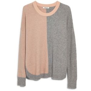 madewell Westlake Colorblock Pullover size xxs NWT